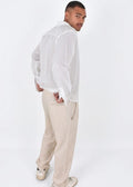 Beige Linen Pants