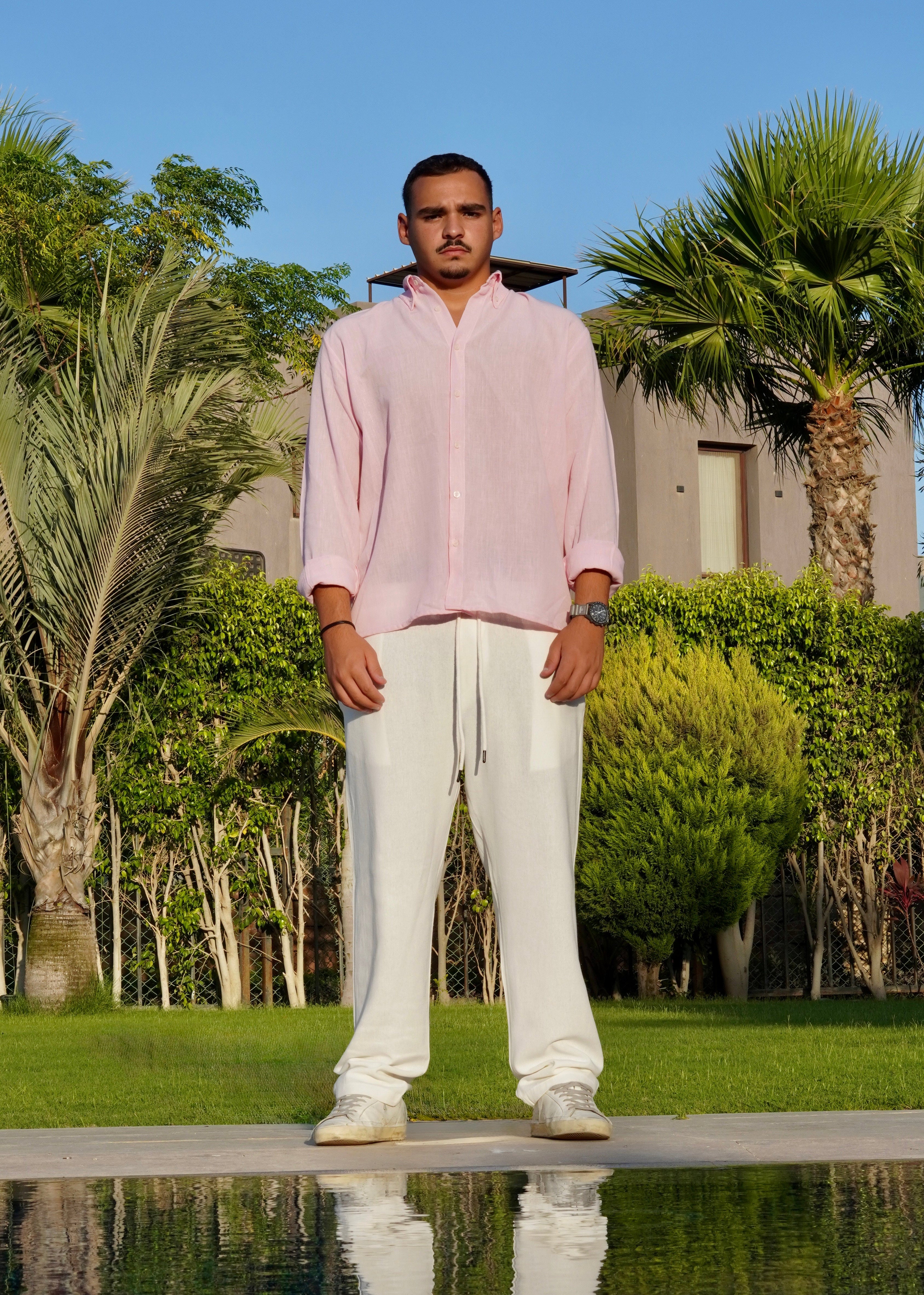 Pink Linen Shirt