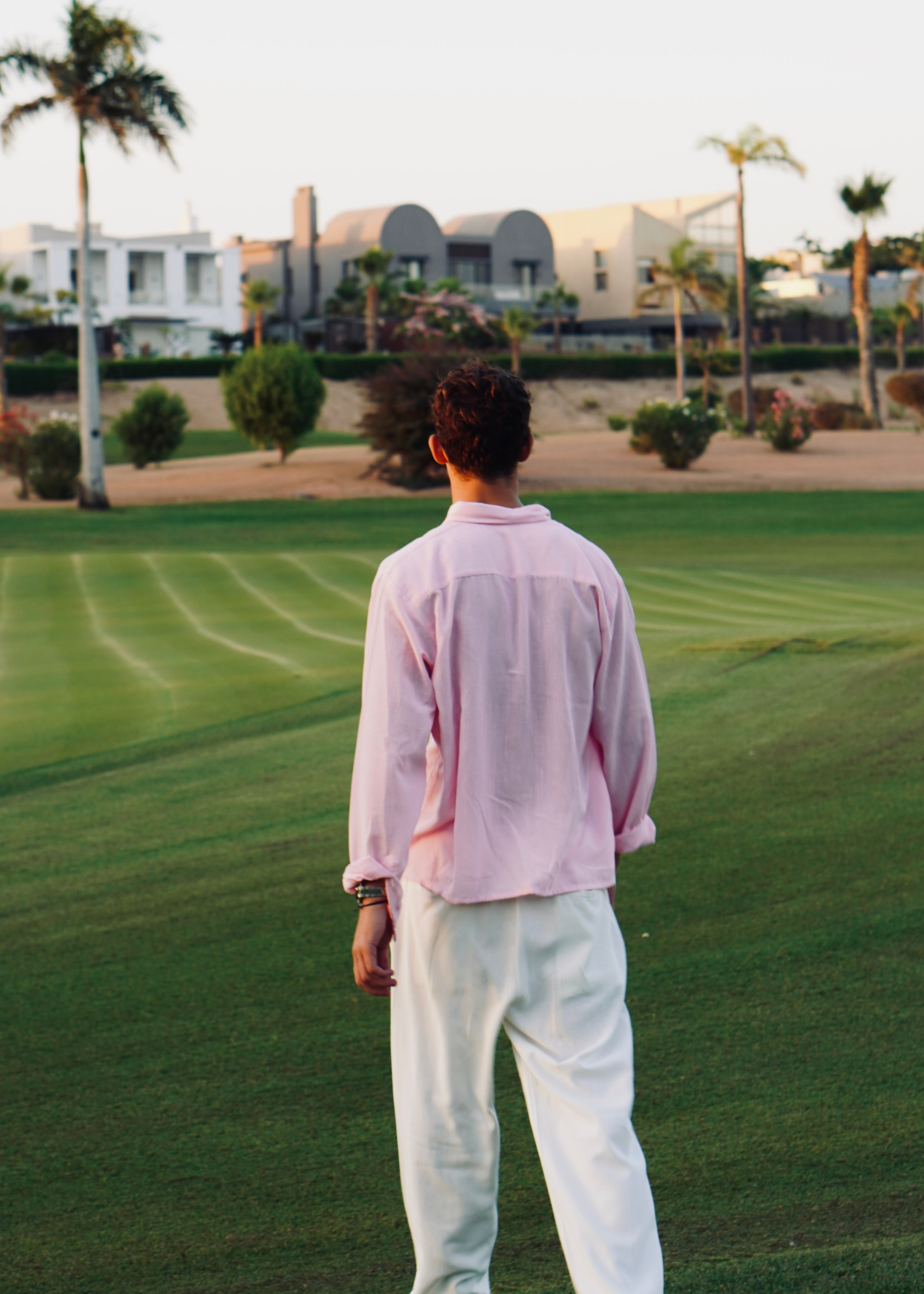 Pink Linen Shirt