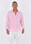 Pink Linen Shirt